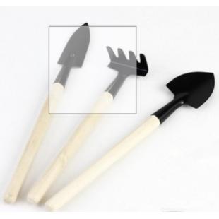Hot selling gardening tools three-piece of set shovels rake - Click Image to Close