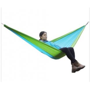 Portable Nylon Parachute Double Hammock Garden Outdoor Camping T